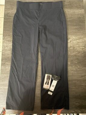 Liverpool Navy Pinstripe Women’s  Dress Pants-NEW
